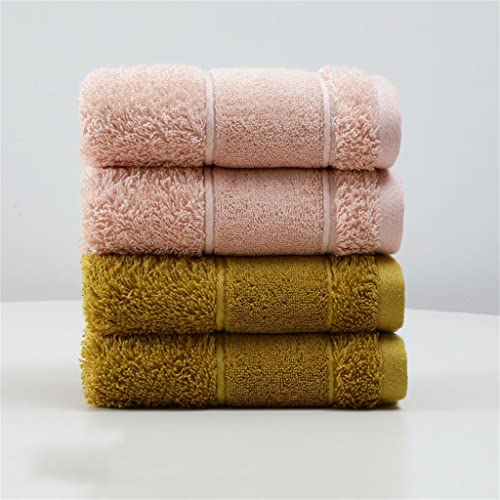 YLLWH Towel wash a face Home Water Absorption Women and Couples take a Bath Long Staple Cotton Wipe Hair Towel