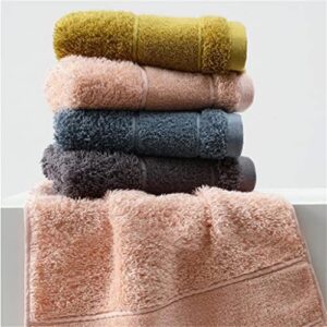 YLLWH Towel wash a face Home Water Absorption Women and Couples take a Bath Long Staple Cotton Wipe Hair Towel