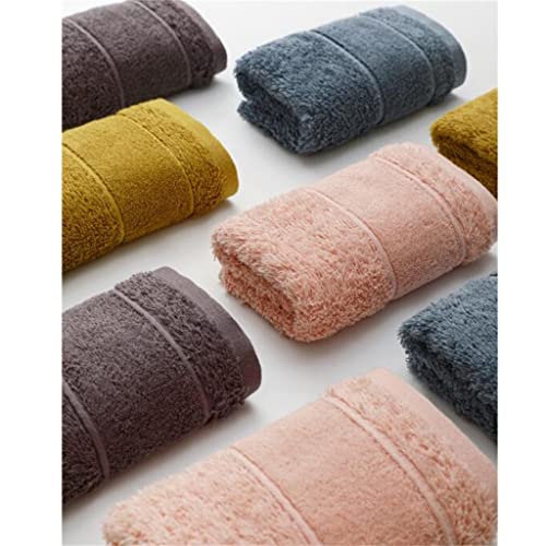 YLLWH Towel wash a face Home Water Absorption Women and Couples take a Bath Long Staple Cotton Wipe Hair Towel