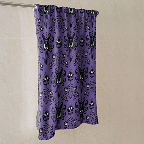 MSGUIDE Haunted Mansion Hand Towels Ultra Soft Highly Absorbent Bathroom Towel Multipurpose Thin Kitchen Dish Guest Towel for Bathroom, Hotel, Gym and Spa Christmas Decor (27.5" x 15.7")