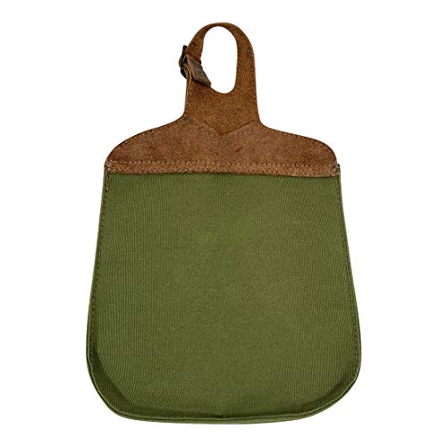 Hide & Drink, Hanging Storage Bag Handmade from Olive Green Canvas - Organize and Store Small Valuables in this Compact Pack, Accessories Pouch - Great for Miscellaneous Items, Travel, Camping - Olive