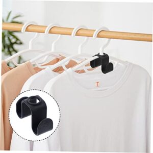 Healeved 20pcs Double Sided Hanger Hook Metal Clothing Rack Hangers for Clothes Metal s Hooks Hanger Extender Clips Clothes Hanger Connector Hooks Closet Space Savers Cabinet Hooks Storage