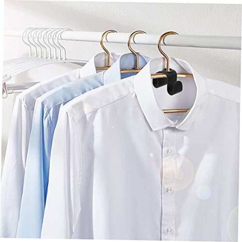 Healeved 20pcs Double Sided Hanger Hook Metal Clothing Rack Hangers for Clothes Metal s Hooks Hanger Extender Clips Clothes Hanger Connector Hooks Closet Space Savers Cabinet Hooks Storage