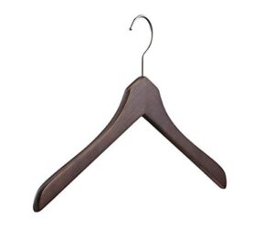 original shirt hanger - dark matte walnut espresso