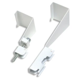 elfa utility residential overdoor hooks white set of 2, 1-3/8"