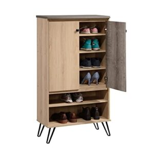 Home Basics SS34063 Shoe Cabinet, 6 Tier, Natural