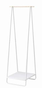 yamazaki shelf home free standing hanger | steel | coat rack, one size, white