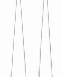 Yamazaki Shelf Home Free Standing Hanger | Steel | Coat Rack, One Size, White