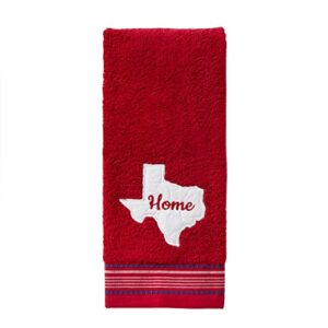 skl home state of texas hand towel, red