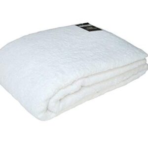 The House Of Emily Oversized Bath Sheet Towel 100% Turkish Cotton 72 x 80 Inch (White)
