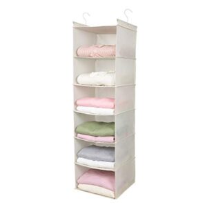 MAX Houser Hanging Closet Organizer, Hanging Sweater Organizer,Foldable Hanging Shelves for Closet