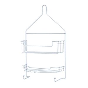 Kenney 2-Shelf Hanging Shower Caddy, White