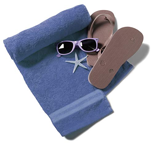 TALVANIA Luxury Bath Towels - 100% Ring Spun Cotton 650 GSM Big Hotel Bath Towel Set of 4 Perfect for Pool Spa, Bathrooms