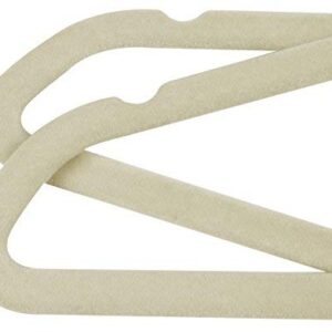 Utopia Home Kids Velvet Bulk Hangers - Small Clothes Hanger - Non Slip - Space Saver - Ivory Color (Bulk Pack of 100)