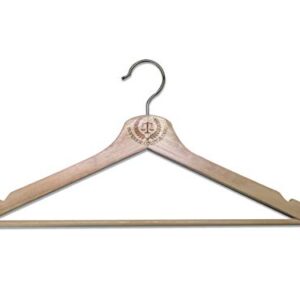 3D Laser Engraved Superior Court Judge Garment Wood Robe Clothes Hanger (Superior Court Judge)