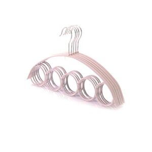 n/a 1pc 5 hole scarf wraps shawl storage hanger ring rope slots holder hook ring ties hanger belt rack scarves organizerholder hook (color : 2)