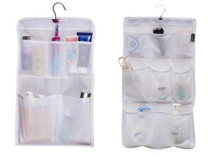 misslo shower caddy organizer 5 pockets + 8 pockets mesh shower organizer