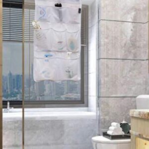 MISSLO Shower Caddy Organizer 5 Pockets + 8 Pockets Mesh Shower Organizer