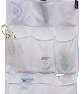 MISSLO Shower Caddy Organizer 5 Pockets + 8 Pockets Mesh Shower Organizer