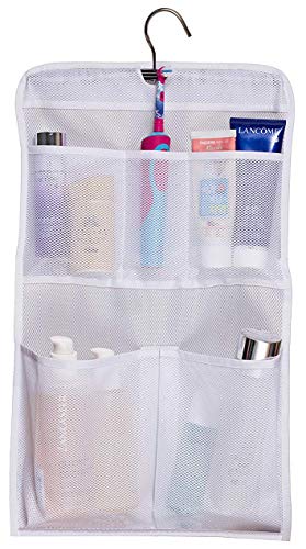 MISSLO Shower Caddy Organizer 5 Pockets + 8 Pockets Mesh Shower Organizer