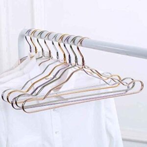 n/a 5 Pcs New Thicker Aluminum Alloy Drying Racks Home Seamless Hanger Anti-Slip Clothing Hanger Anti-Rust Windproof Clothes Rack (Color : 2)