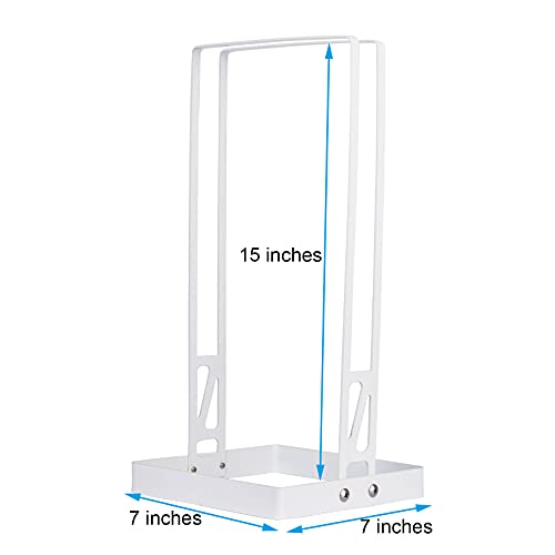 Hanger Storage Organizer, 110 Wire Clothes Hanger Holder, Hanger Stacker Rack for Laundry Closet, Hanger Caddy Stand for Adult or Child Clothes Hangers White