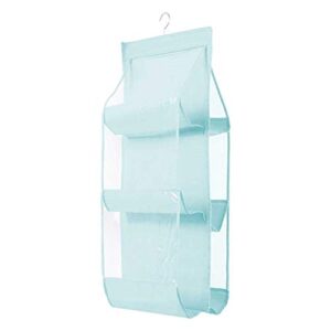 sxnbh hanging handbag storage organizer 6/8 pockets shelf bag storage holder for wardrobe closets (color : d)