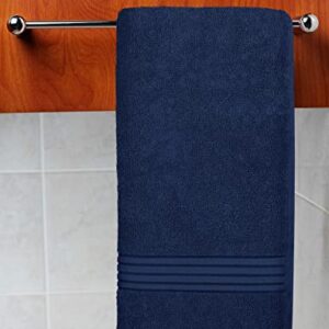 Utopia Towels 6 Piece Luxury Hand Towels Set, (16 x 28 inches) 100% Ring Spun Cotton, Lightweight and Highly Absorbent 600GSM Towels for Bathroom, Travel, Camp, Hotel, and Spa (Navy)