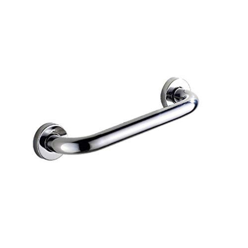 CRODY Bath Wall Attachment Handrails Grab Bar Rails Shower Grab Bar Stainless Steel Anti-Slip Polished Chrome Finished Wall Mounted for Toilet Kitchen Stairway Handrail Towel Rack Disabled Elderly Han