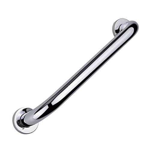 CRODY Bath Wall Attachment Handrails Grab Bar Rails Bathroom Grab Bar Armrest, Shower Handrails Towel Rack, Bathtub Disabled Auxiliary Skid Handles Copper Chrome Safety Support Rails for Family Pre/40