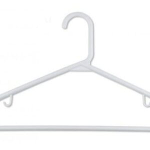 A Basics White Hangers 8-Pack