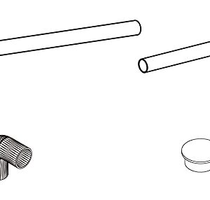 FIDUCIAL HOME Middle Short Poles and Corner Connectors for Shoe Rack Parts