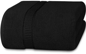 utopia towels - luxurious jumbo bath sheet 1 piece - 600 gsm 100% ring spun cotton highly absorbent and quick dry extra large bath towel - super soft hotel quality towel (35 x 70 inches, black)