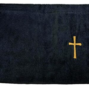 Swanson Christian Towel-Cross-Black