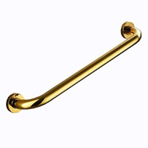 CRODY Bath Wall Attachment Handrails Grab Bar Rails Wall Mounted Brass Grab Bar,Safety Anti-Slip Rust Banisters Towel Rack,Bathtub Bathroom Shower Non-Slip Aids Safety Support Rail,Elderly Disabled Ha