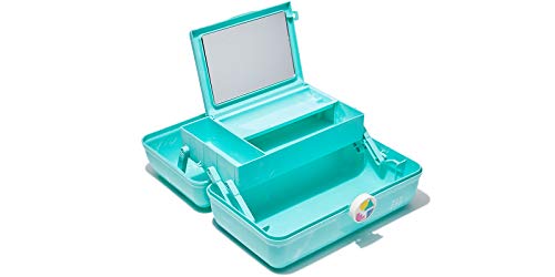 Caboodles On-The-Go Girl Retro Case, Turquoise Marble