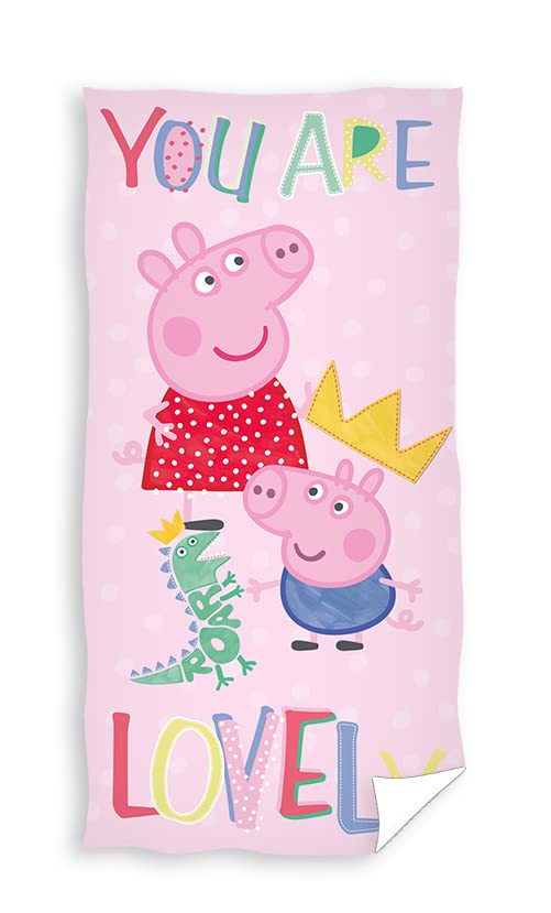 Peppa Pig Beach Towel - Bath Towel - Hand Towel PP215018-R