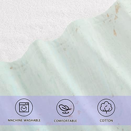 Starfishes Seashells Sand Summer Bath Towel Set Cotton Bath Towels for Bathroom Decorative Bath Towels 1 Bath Towel 1 Washcloth Soft Absorbent Face Towels for Bathroom Hotel Gym