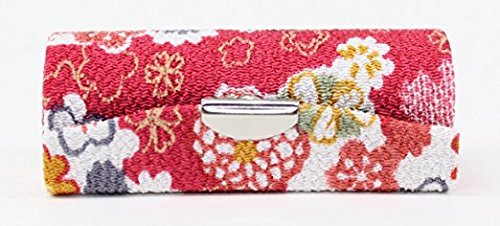 Set of 12 ~ Cute Japanese Flower Style Lipstick Case Holder w a Little Mirror