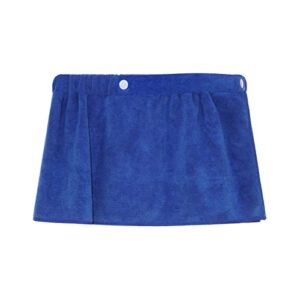 hkess men wearable bath towel soft microfiber magic sexy man swimming short pants blanket beach towels,blue
