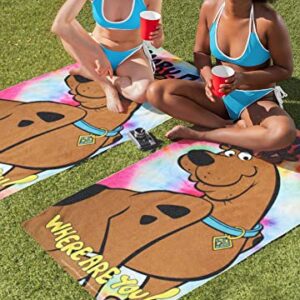 INTIMO Scooby Doo Where are You Tie Dye Beach Towel Bath Towel