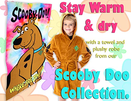 INTIMO Scooby Doo Where are You Tie Dye Beach Towel Bath Towel