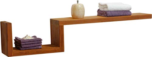 AquaTeak Manada™ Contemporary Teak Wall Shelf