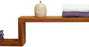 AquaTeak Manada™ Contemporary Teak Wall Shelf