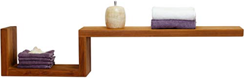 AquaTeak Manada™ Contemporary Teak Wall Shelf