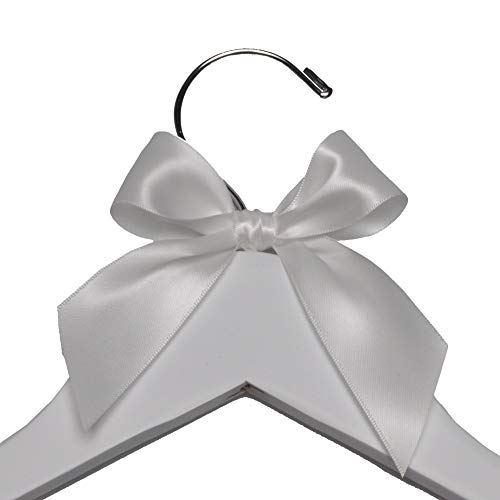 Vnque Wedding Dress Hanger Bride Hanger Wire Hanger Bridal Gift (White Gold Wire)