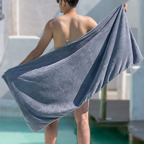 OLESTER Microfiber Bath Towels 4 Colors for Shower Pool Beach Bathroom Super Absorbent,Soft,Quick Dry,Lightweight,Plush，4 Bath Towels and 4 Hand Towels