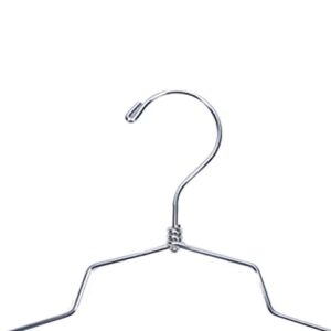 NAHANCO SLD-18HU, 18” High Polished Chrome Chic Shirt Hanger (Pack of 25)