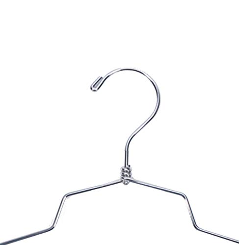 NAHANCO SLD-18HU, 18” High Polished Chrome Chic Shirt Hanger (Pack of 25)