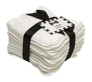 household bargains 10 pack tuxedo wash cloths washcloths